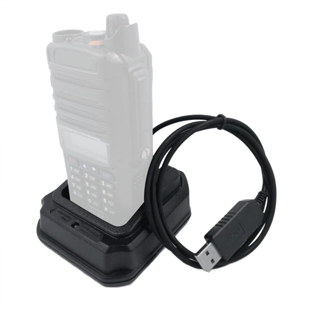 Bomcomi Di Ricambio per Baofeng UV-XR UV-9R pi/ù A58 BF-9700 Radio USB Li-Ion Radio caricabatteria Input 5V 1A